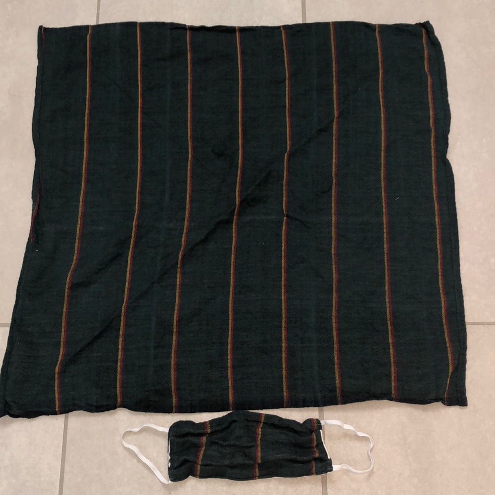 Cotton bandana and mask set